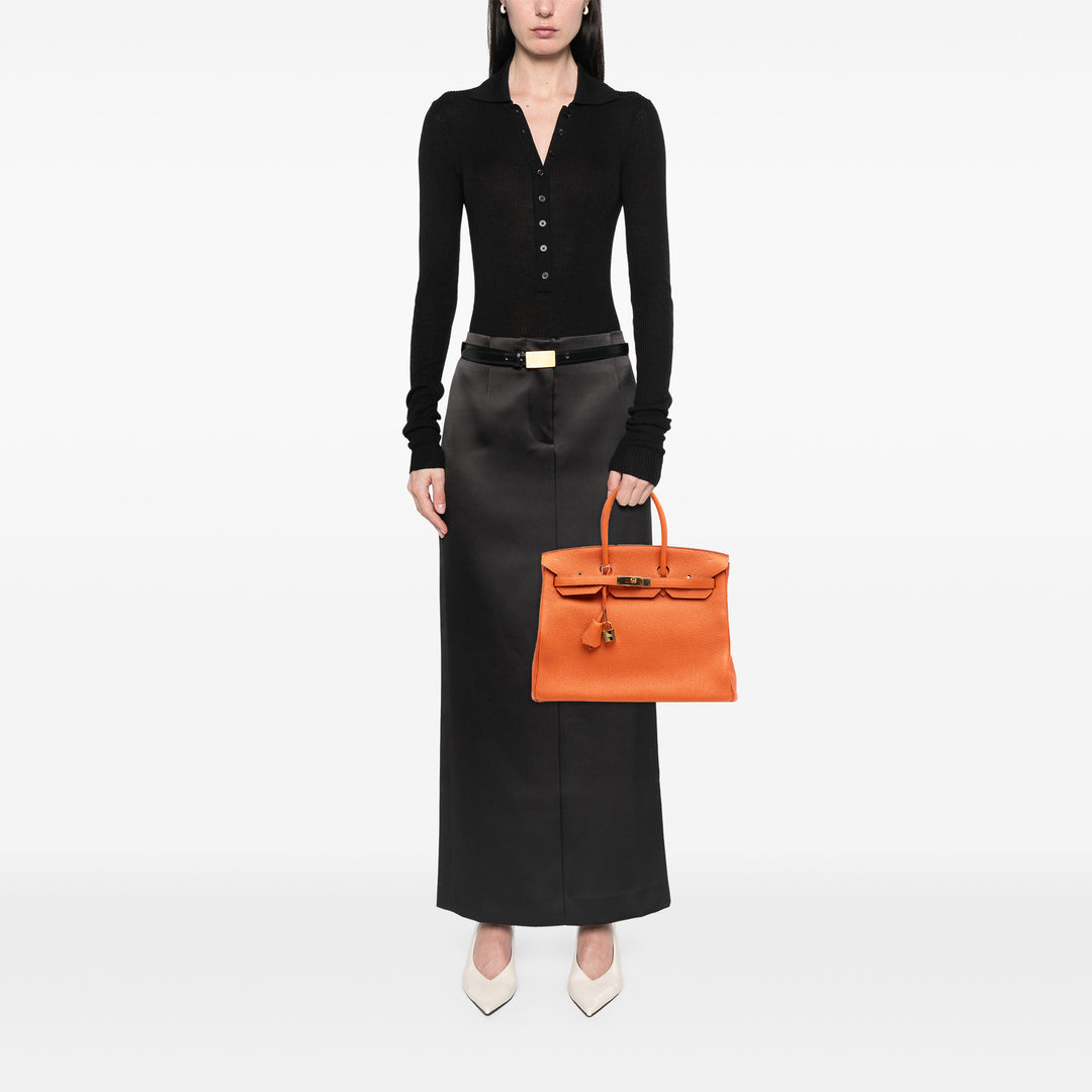 Hermès Togo Birkin Retourne 35 Orange – GABY PARIS Authentique