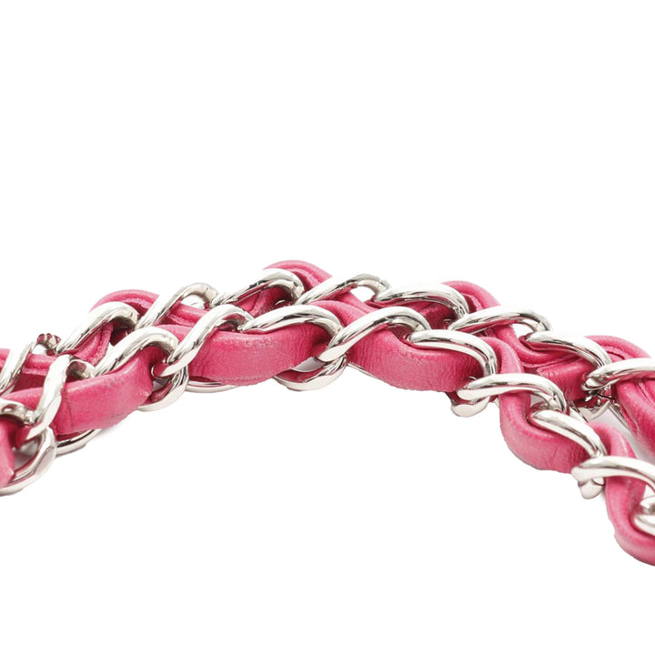 Chanel Medium Classic Cuir d’agneau Double rabat Rose