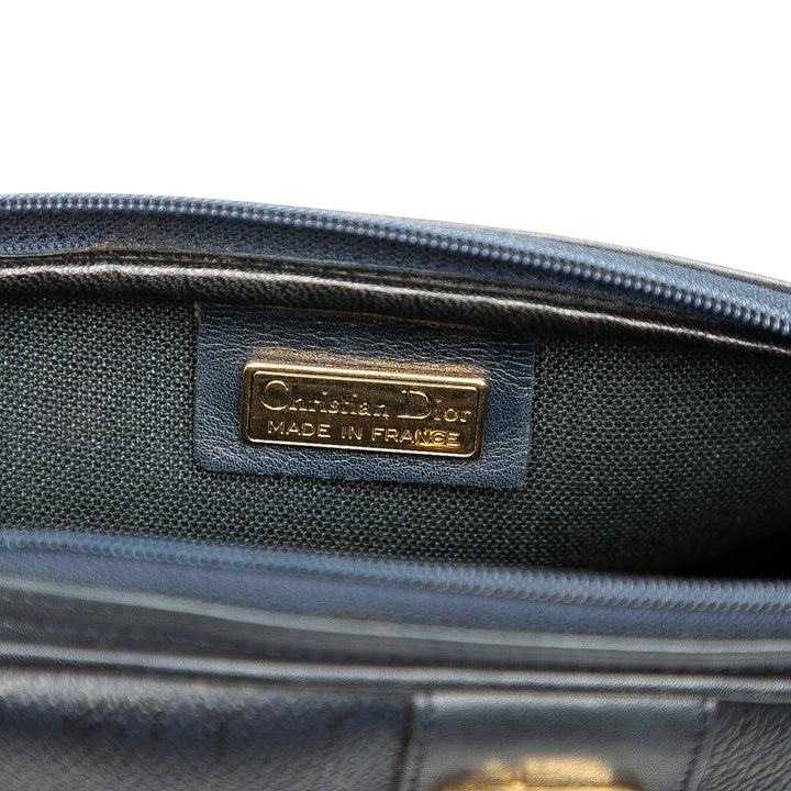 Dior Honeycomb Coated Toile Sac porté croisé Bleu – GABY PARIS Authentique