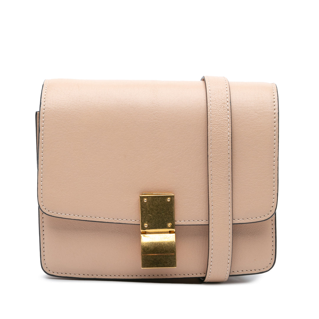 Celine Small Liege Cuir de veau Classic Boîte Rose