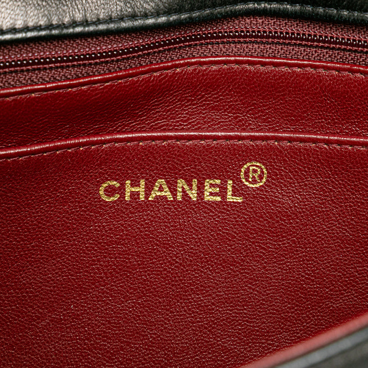 Chanel Medium Cuir d’agneau Diana Flap Noir – GABY PARIS Authentique
