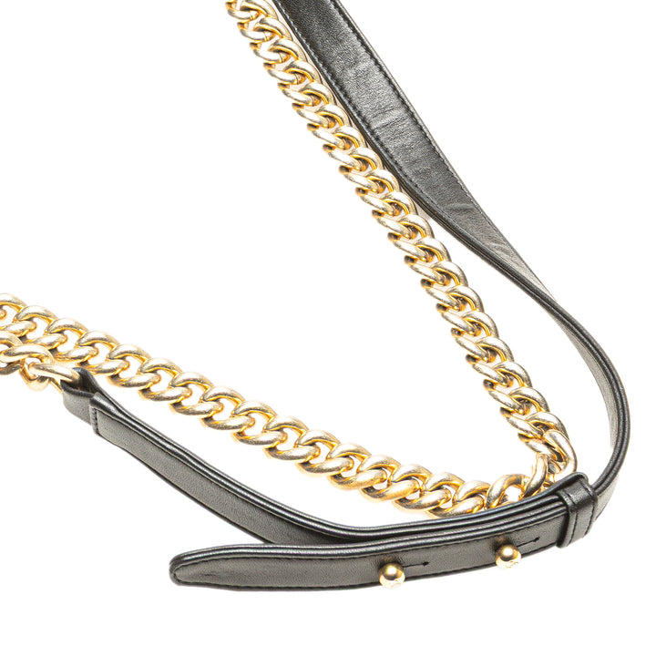 Chanel Old Medium Braided Chevron Cotton and Cuir d’agneau Boy Flap Noir – GABY PARIS Authentique