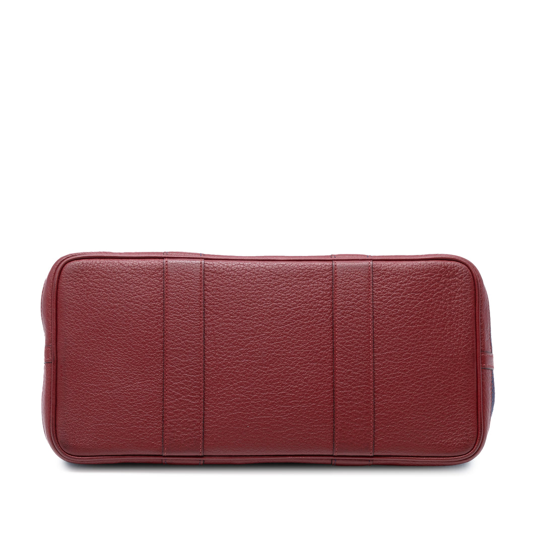 Hermès Toile and Negonda Garden Party 36 Bleu – GABY PARIS Authentique