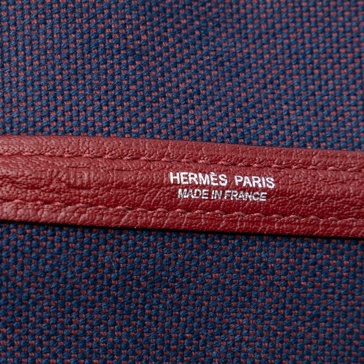 Hermès Toile and Negonda Garden Party 36 Bleu – GABY PARIS Authentique