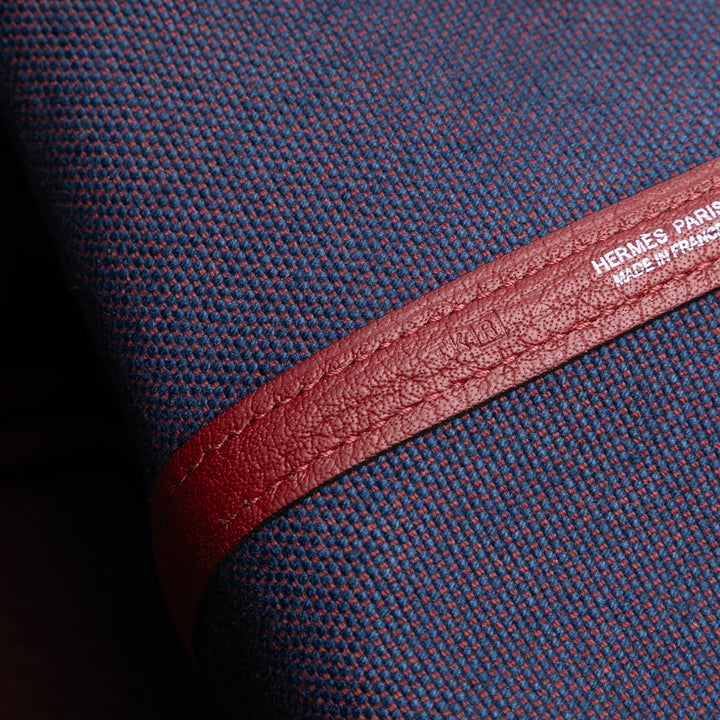 Hermès Toile and Negonda Garden Party 36 Bleu – GABY PARIS Authentique