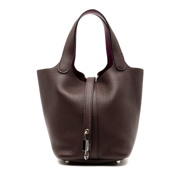 Hermès Clemence and Swift Picotin Lock 18 Eclat Rouge – GABY PARIS Authentique