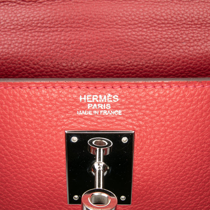 Hermès Togo Kelly II Retourne 32 Rouge – GABY PARIS Authentique