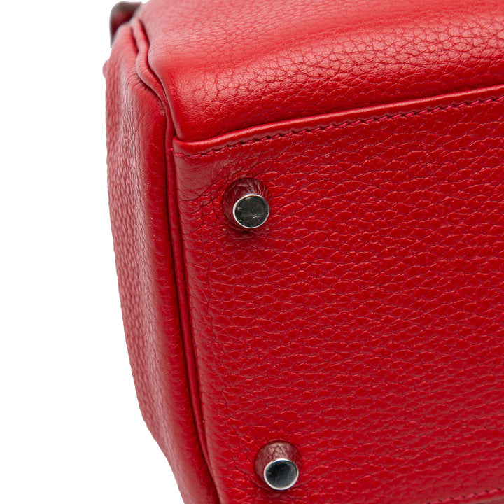 Hermès Togo Kelly II Retourne 32 Rouge – GABY PARIS Authentique