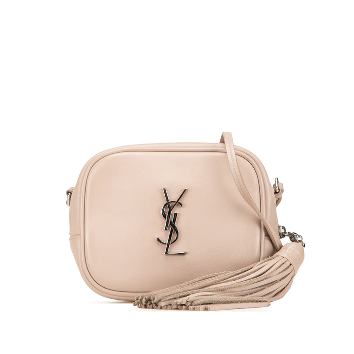 Saint Laurent Nappa Monogram Blogger Bag Marron – GABY PARIS Authentique