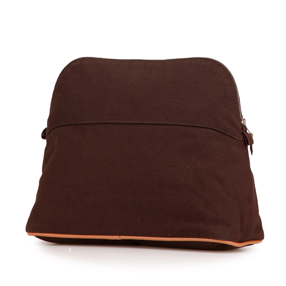 Hermès Toile Bolide Trousse de Voyage GM Brown - gabyparis.fr