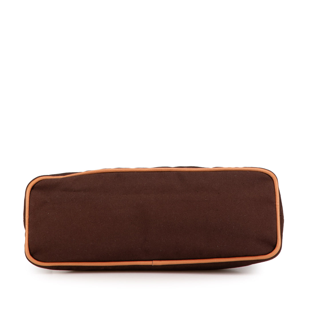 Hermès Toile Bolide Trousse de Voyage GM Brown - gabyparis.fr
