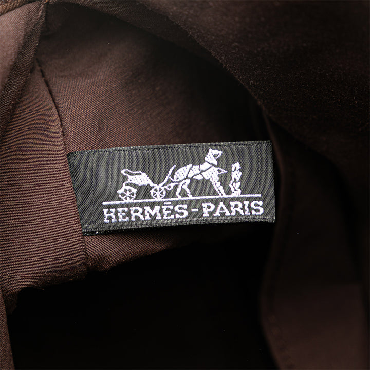 Hermès Toile Bolide Trousse de Voyage GM Brown - gabyparis.fr