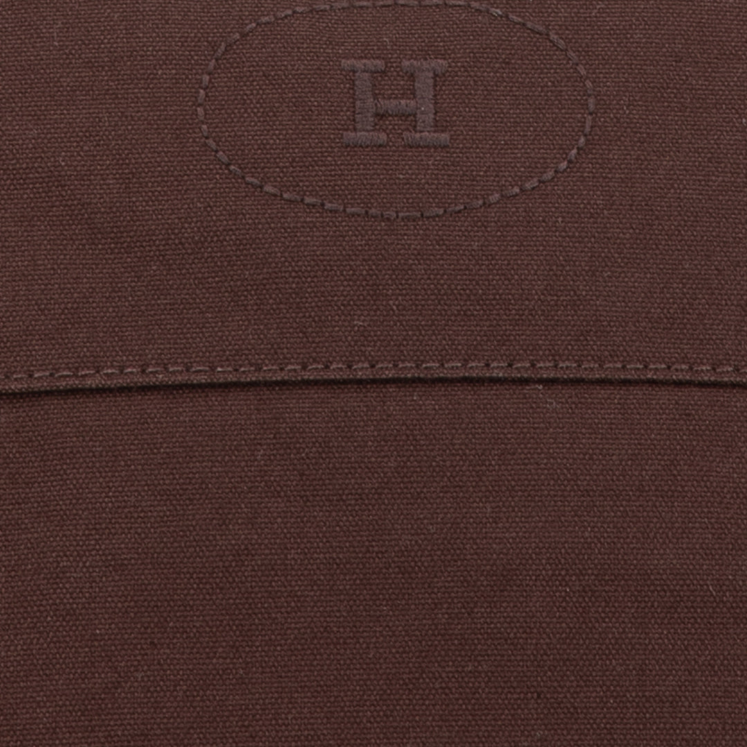 Hermès Toile Bolide Trousse de Voyage GM Brown - gabyparis.fr