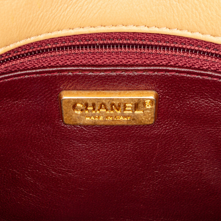 Chanel Medium Classic Cuir d’agneau Metal Edge Sac bandoulière Jaune – GABY PARIS Authentique