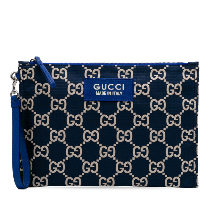 Gucci GG Toile Ripstop Pochette Bleu – GABY PARIS Authentique