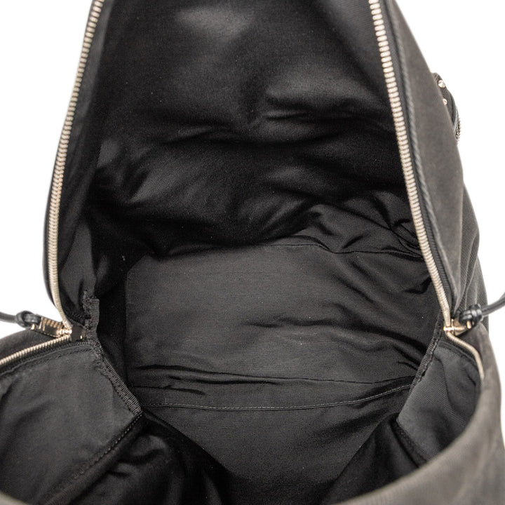 Saint Laurent Studded Toile City Sac à dos Noir – GABY PARIS Authentique