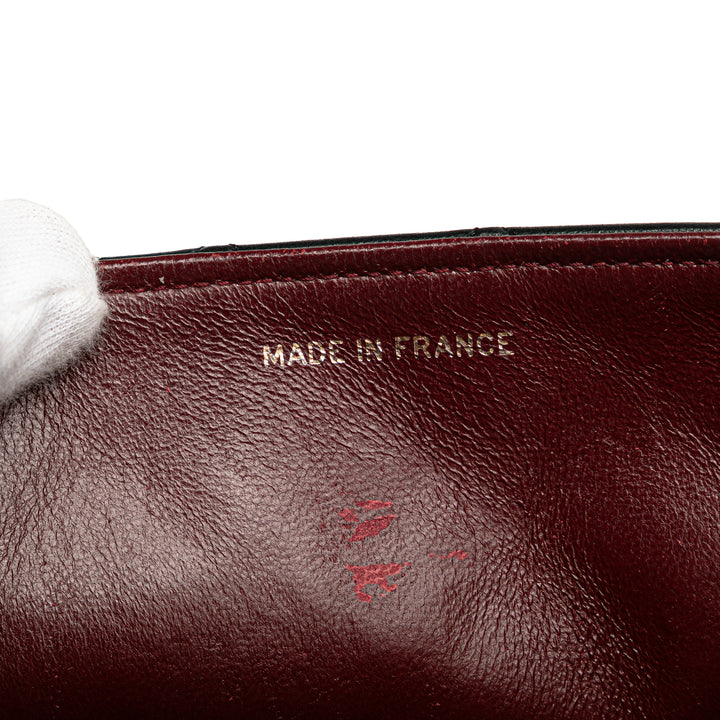 Chanel CC Quilted Cuir d’agneau Full Single Flap Noir – GABY PARIS Authentique