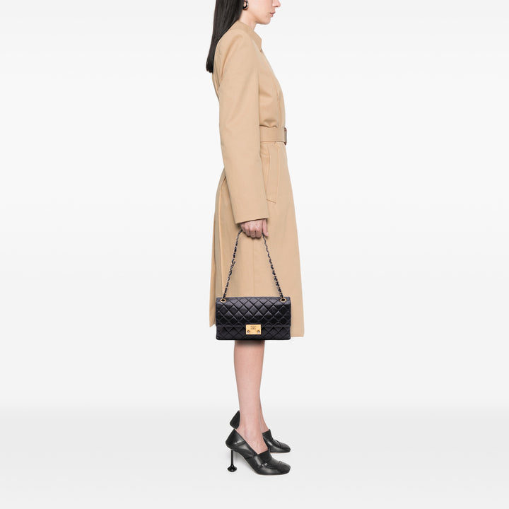 Chanel Quilted Cuir d’agneau Pagoda Accordion Flap Noir – GABY PARIS Authentique