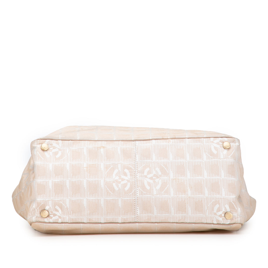 Chanel New Travel Line Nylon Cabas Marron