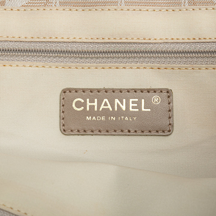 Chanel New Travel Line Nylon Cabas Marron