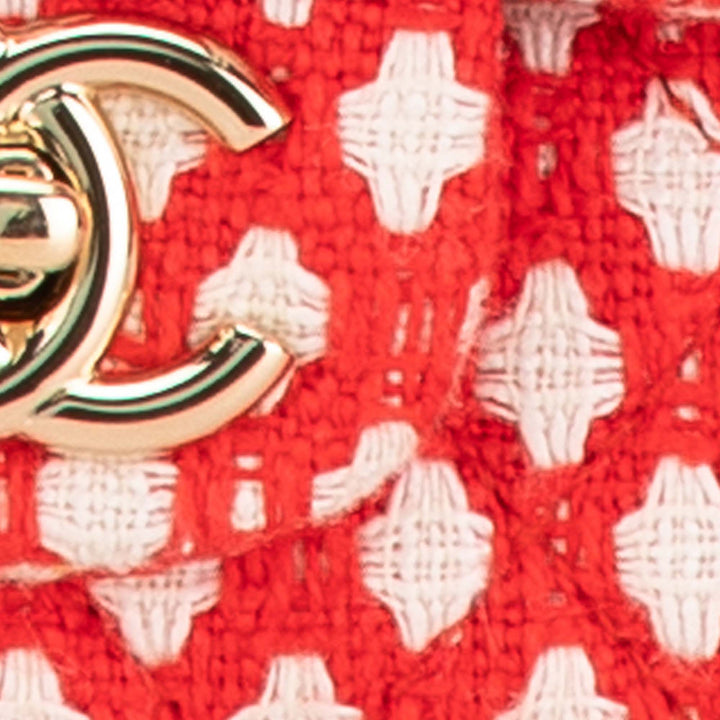 Chanel Jumbo Tweed Double rabat Rouge – GABY PARIS Authentique