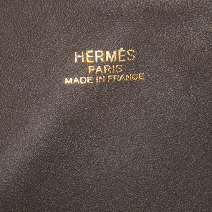 Hermès Veau Sikkim and Clemence Double Sens 36 Marron – GABY PARIS Authentique
