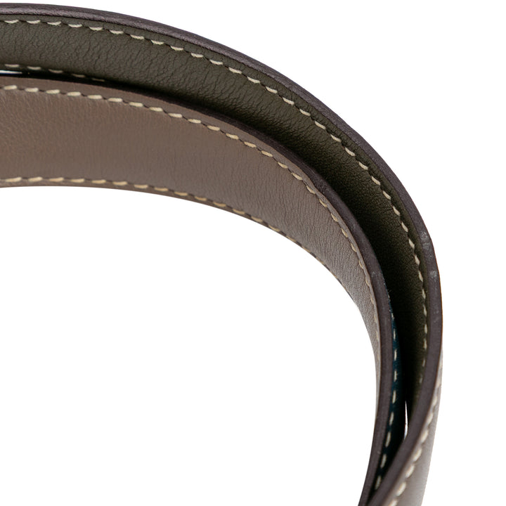 Hermès Veau Sikkim and Clemence Double Sens 36 Marron – GABY PARIS Authentique