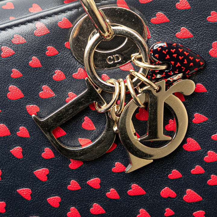 Dior Medium Cuir de veau I Love Paris Lady Dior Bleu – GABY PARIS Authentique