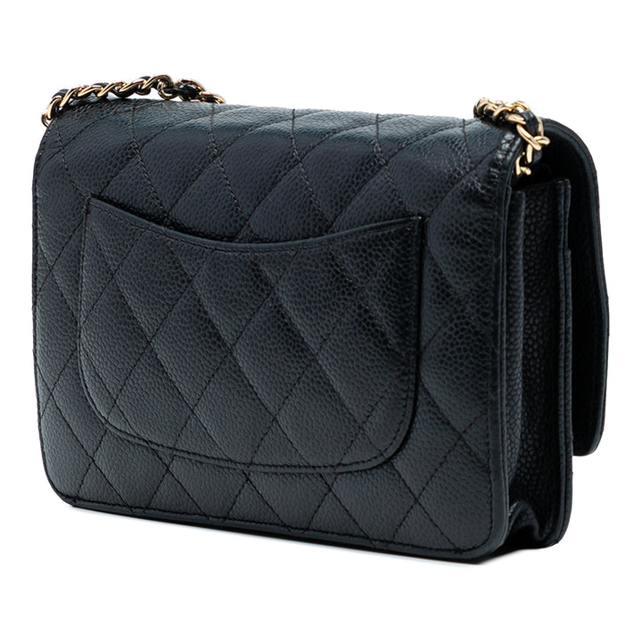 Chanel CC Quilted Caviar Wallet on Chain Noir – GABY PARIS Authentique