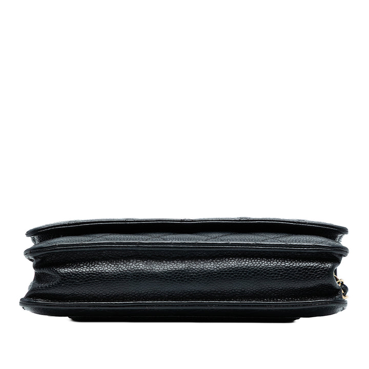 Chanel CC Quilted Caviar Wallet on Chain Noir – GABY PARIS Authentique