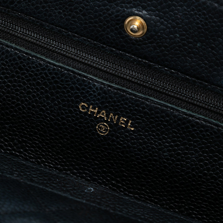 Chanel CC Quilted Caviar Wallet on Chain Noir – GABY PARIS Authentique