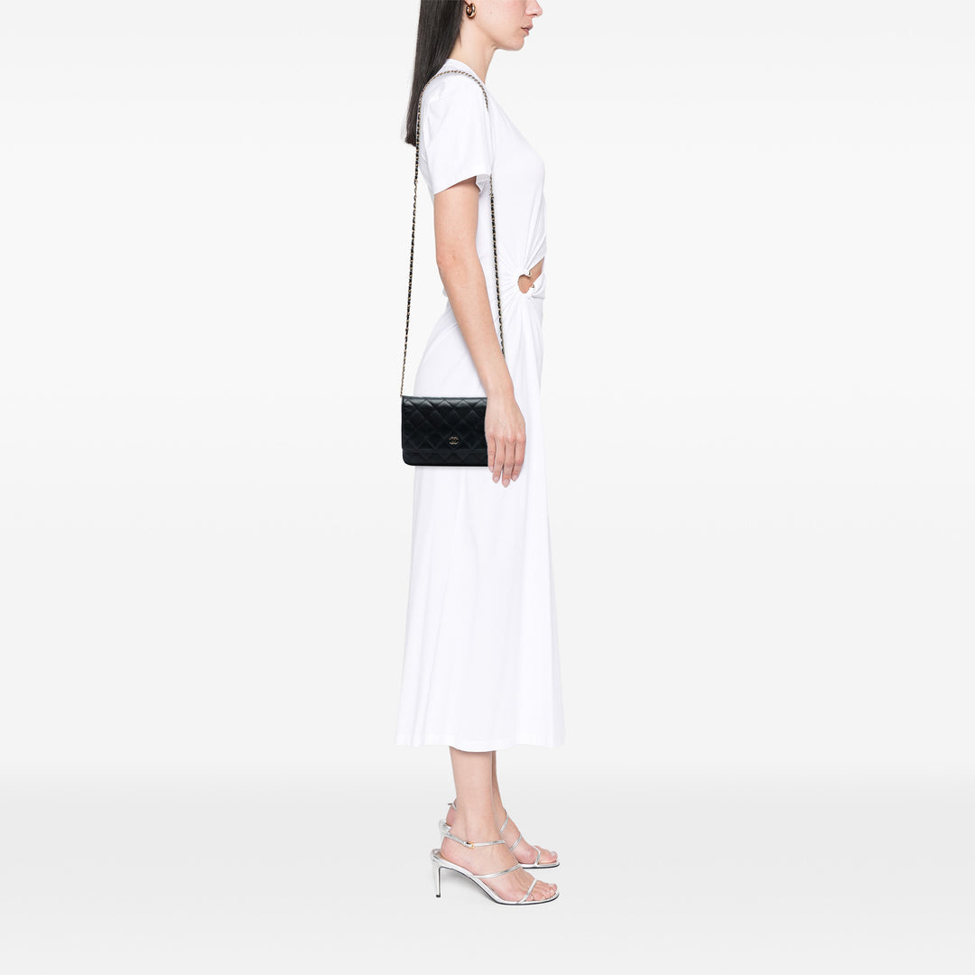 Chanel CC Quilted Caviar Wallet on Chain Noir – GABY PARIS Authentique