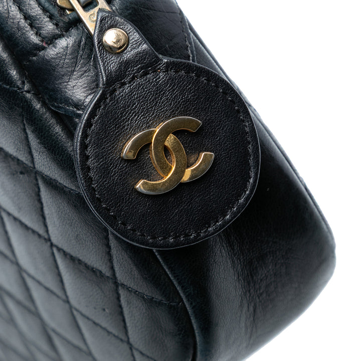 Chanel CC Quilted Cuir d’agneau Chain Sac caméra Noir – GABY PARIS Authentique