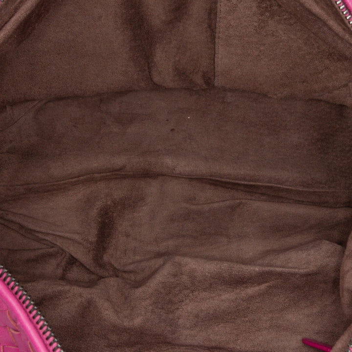 Bottega Veneta Nappa Intrecciato Montaigne Shoulder Bag Pink - gabyparis.fr