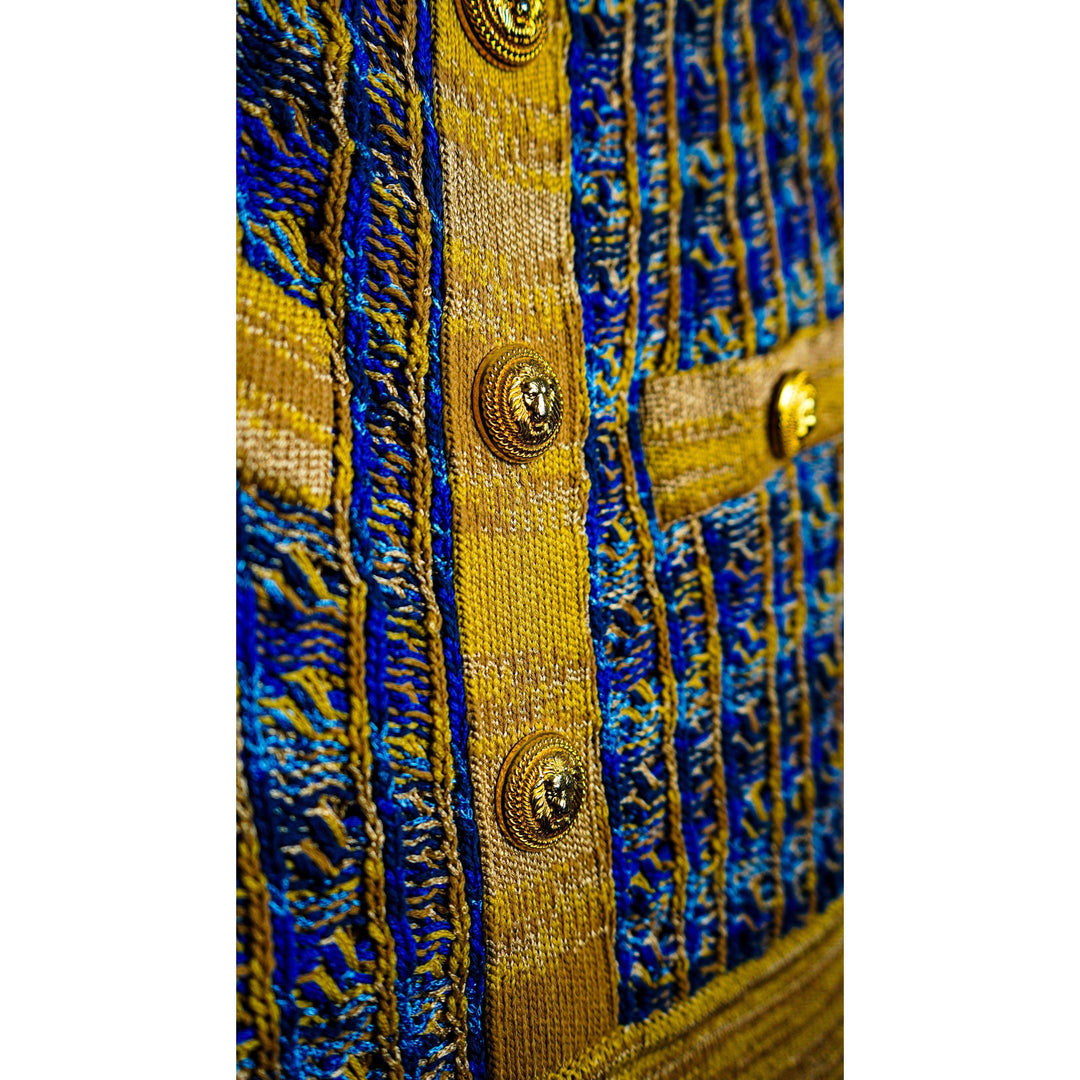 BALMAIN Robe à maille crochets taille 38 - gabyparis.fr
