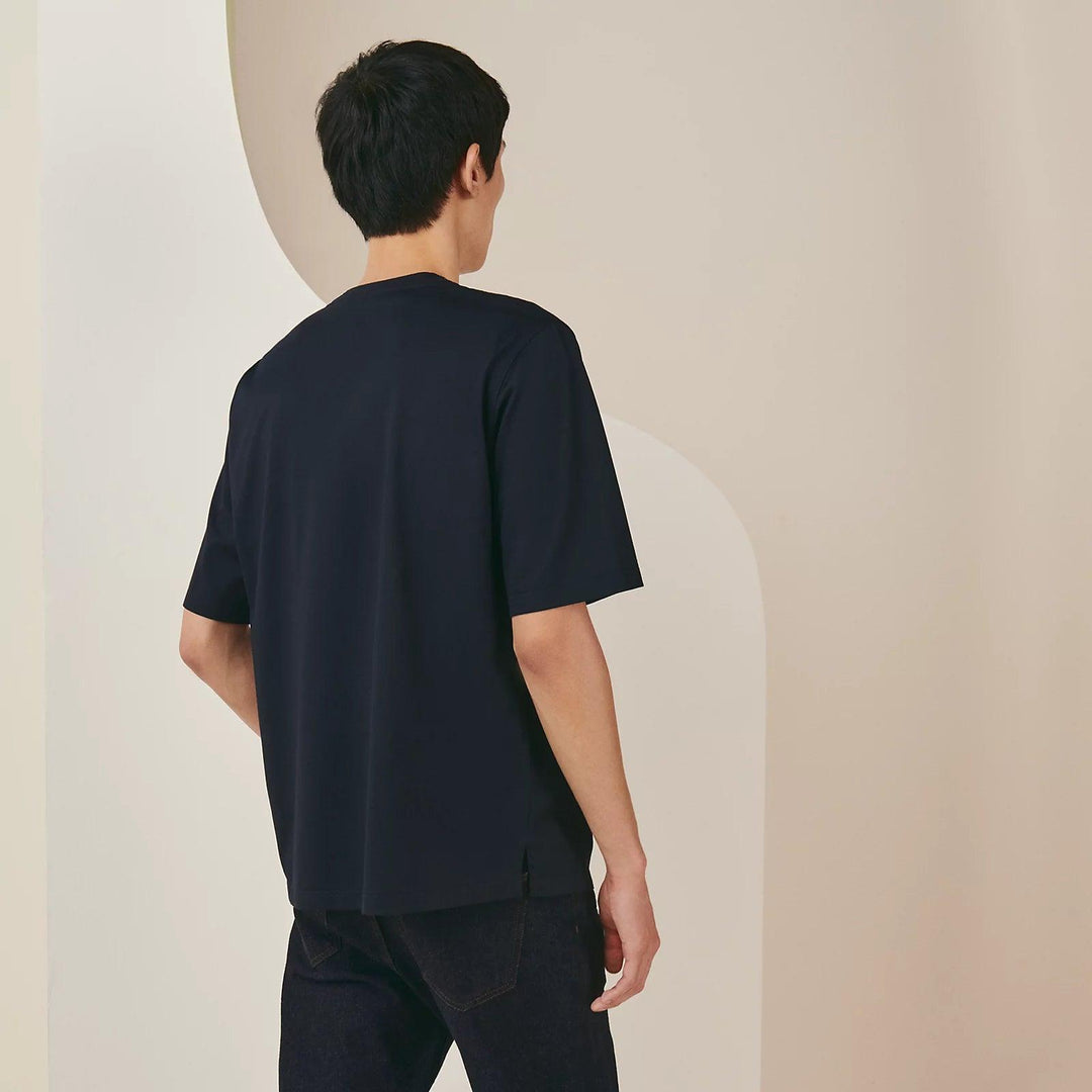 HERMES Tee-shirt imprimé Mini Patch Cuir taille XS - gabyparis.fr