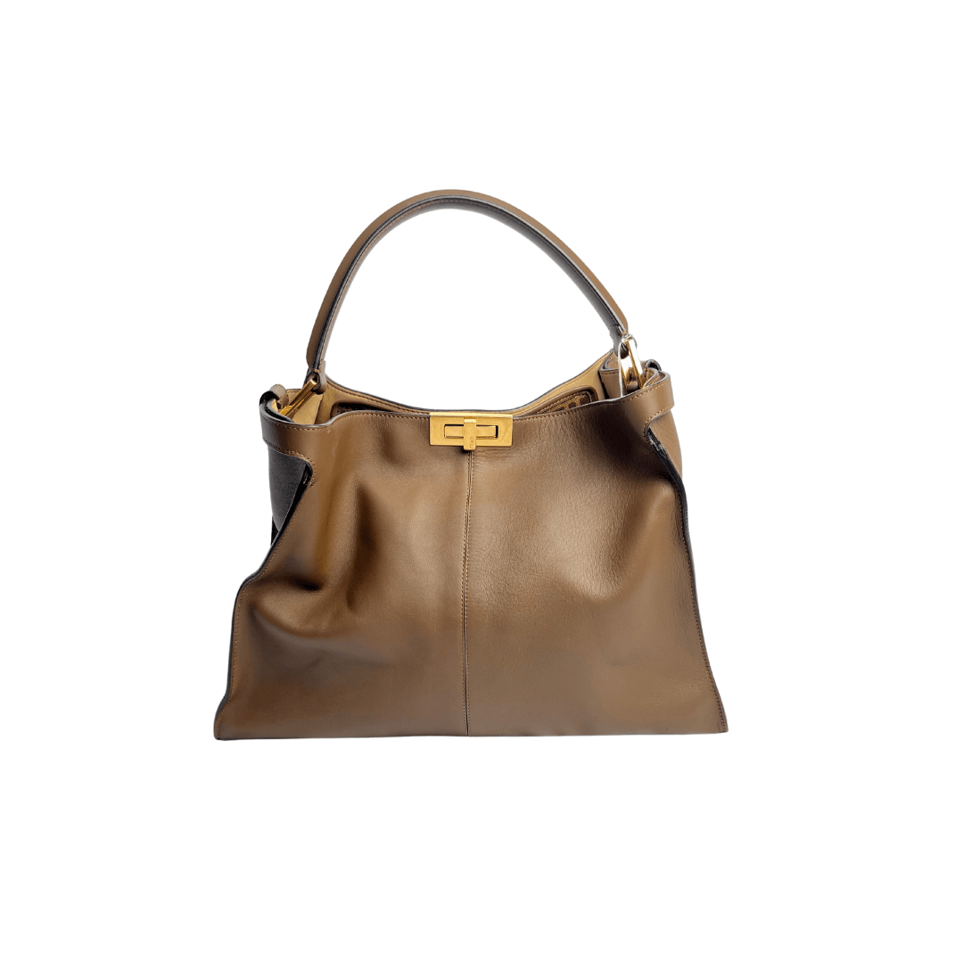 FENDI Sac à main Peekaboo X-Lite en cuir - gabyparis.fr