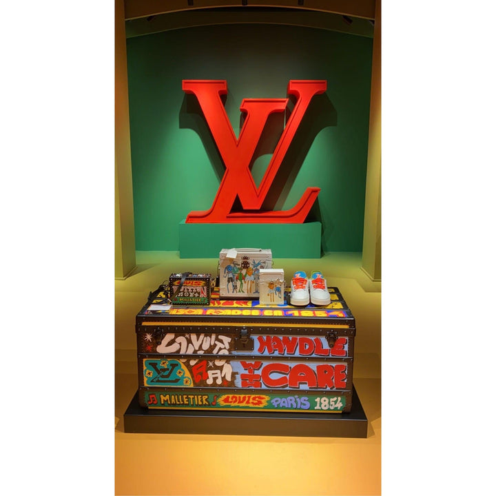 LOUIS VUITTON Sneaker Upcycling Virgil Abloh édition spéciale - gabyparis.fr