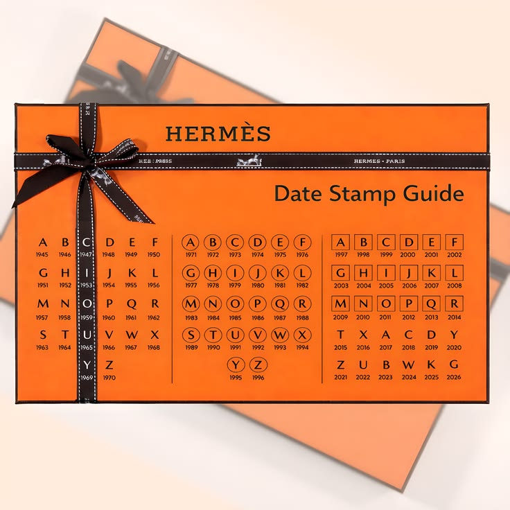 Guide Stamp (timbres) Hermès GABY PARIS