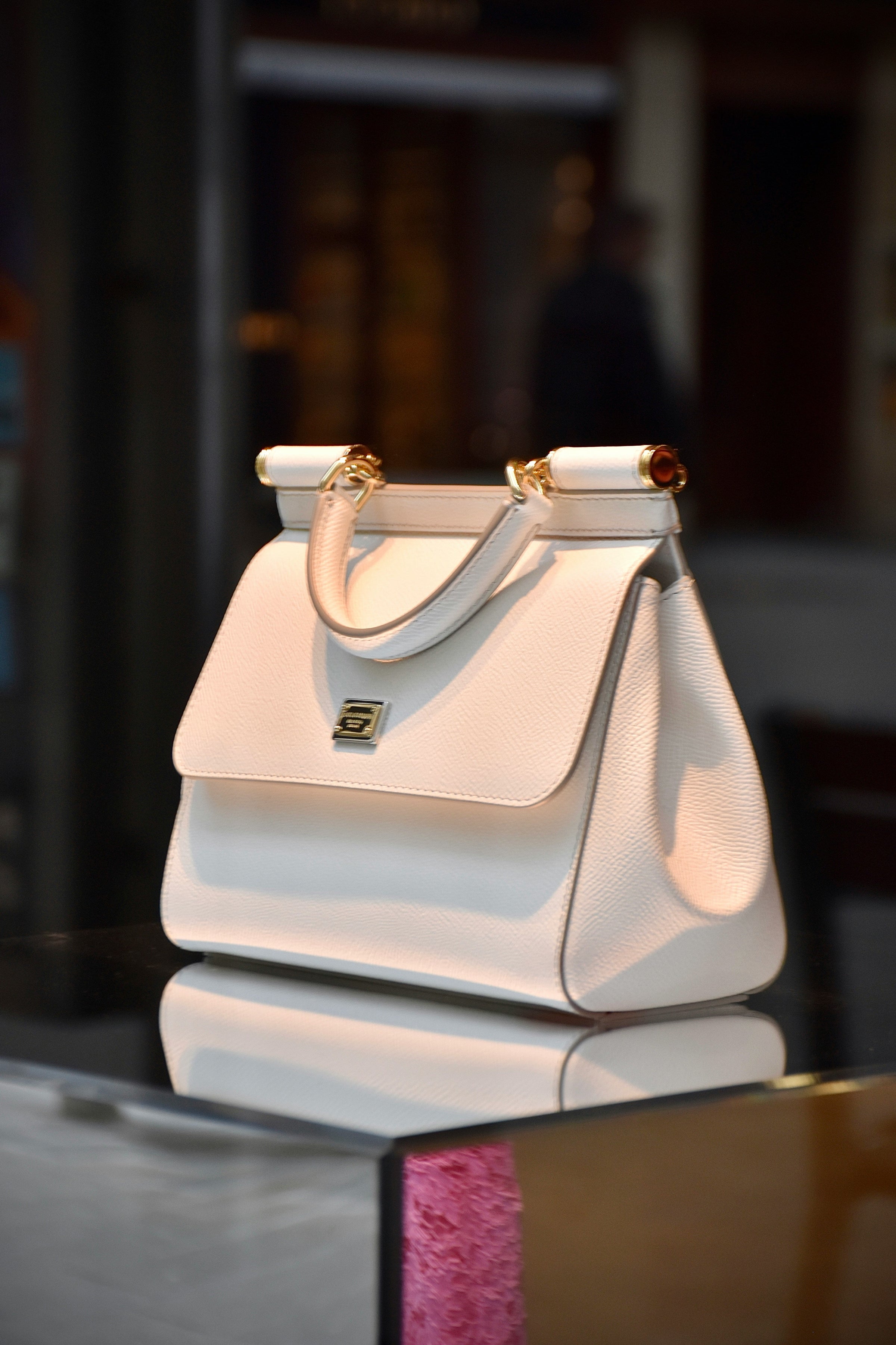 Sac à main Dolce & Gabbana Sicily blanc