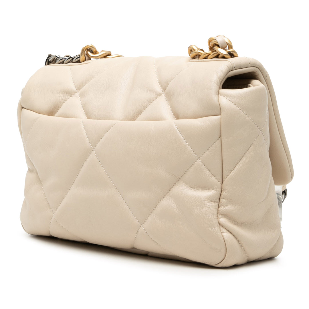 Chanel Medium Cuir d’agneau 19 à rabat