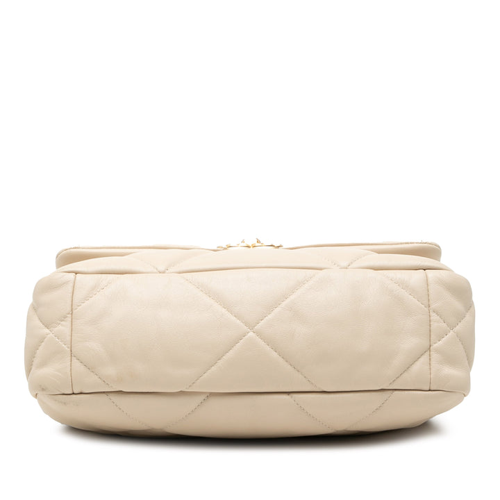 Chanel Medium Cuir d’agneau 19 à rabat
