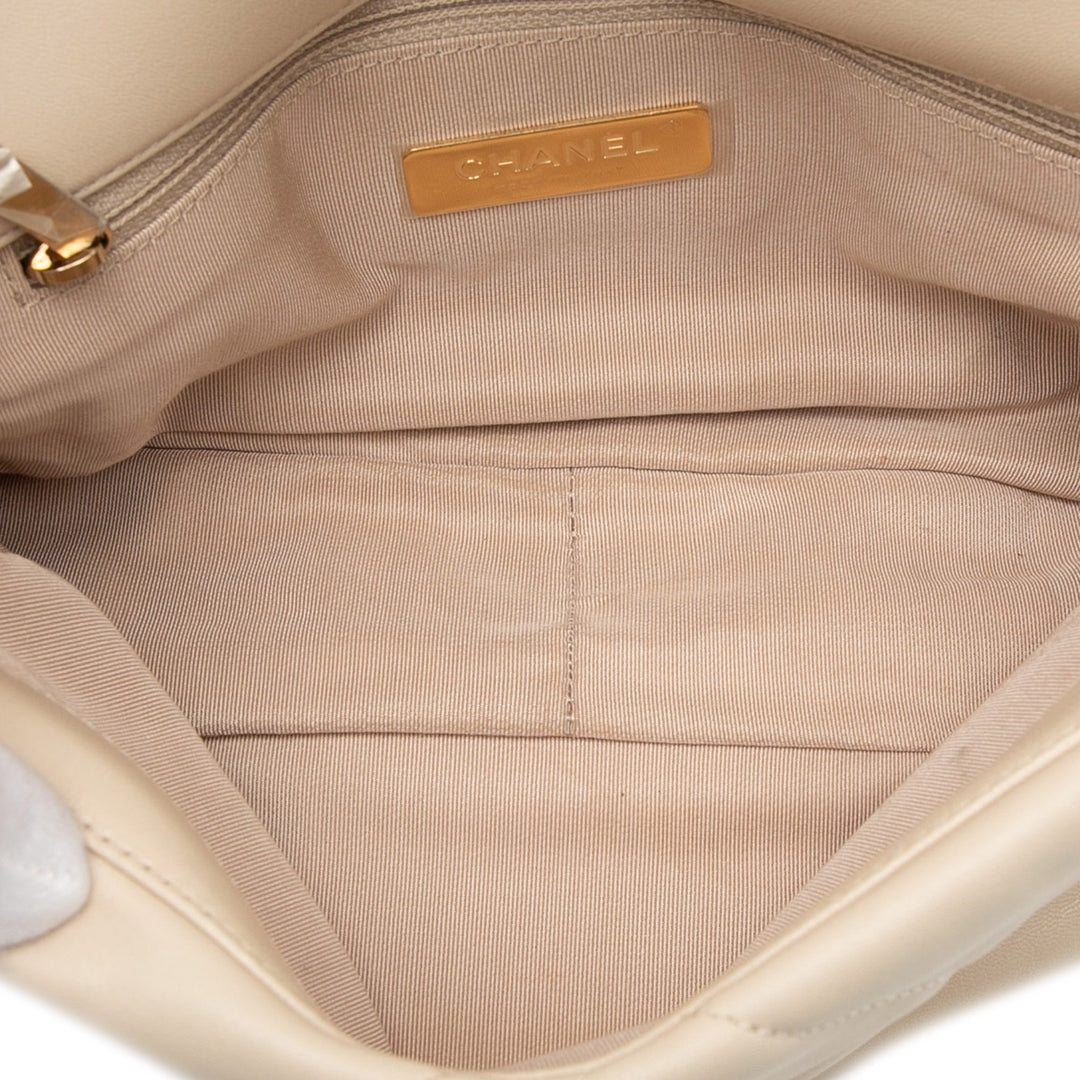 Chanel Medium Cuir d’agneau 19 à rabat