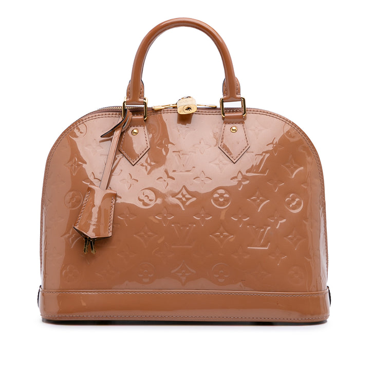 Louis Vuitton Monogram Vernis Alma PM Marron