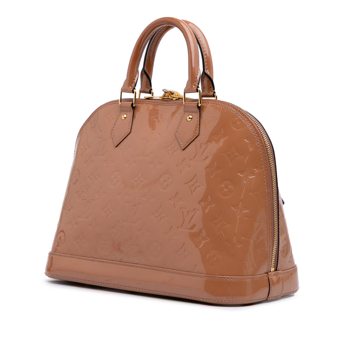 Louis Vuitton Monogram Vernis Alma PM Marron