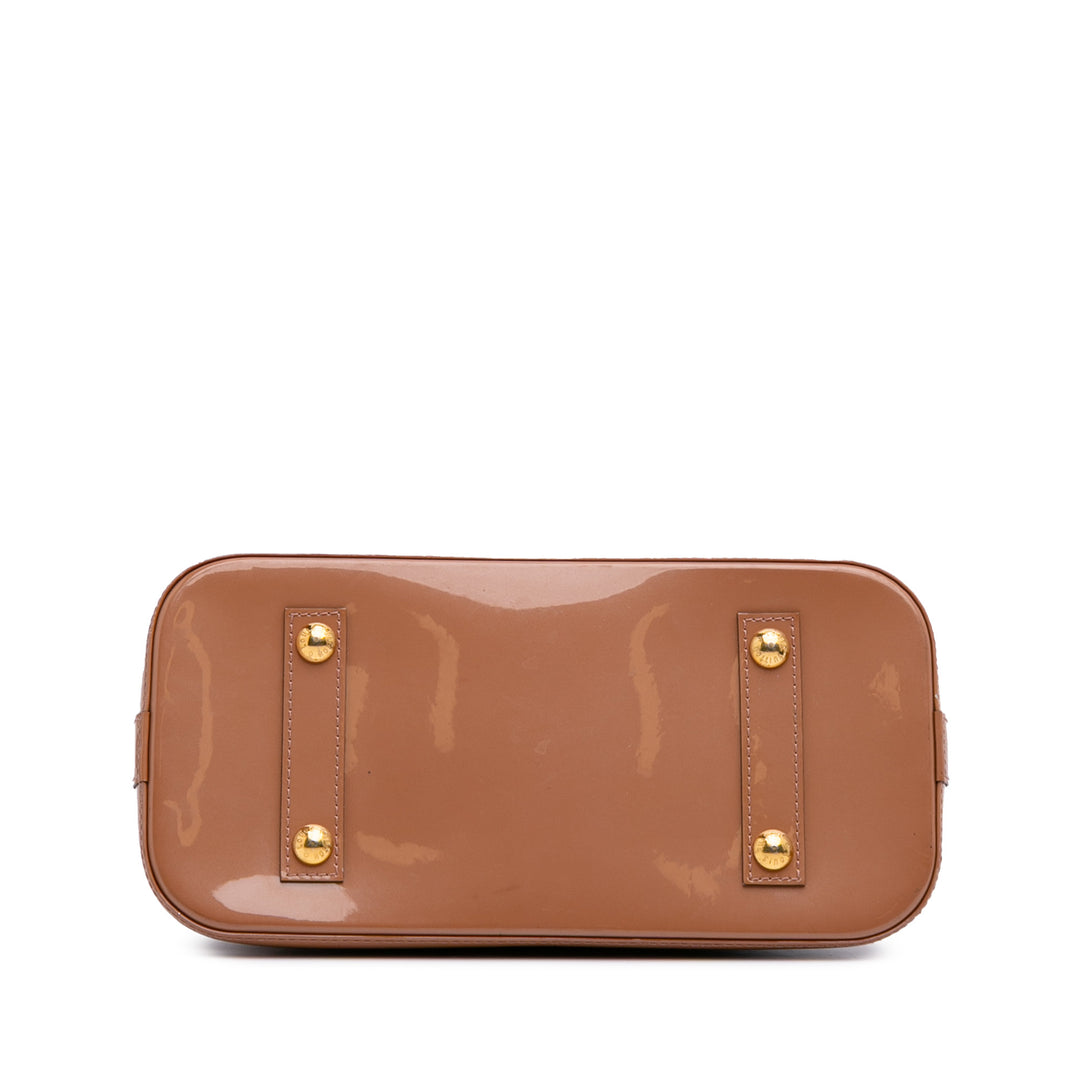 Louis Vuitton Monogram Vernis Alma PM Marron