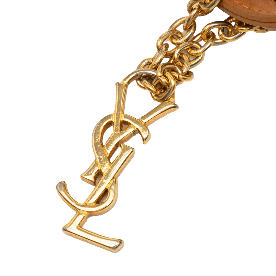 Saint Laurent Monogram embossé Cuir Sac à dos
