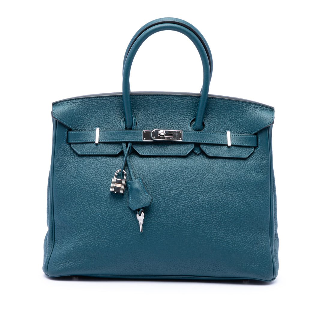 Birkin Retourne 35 Clémence Bleu
