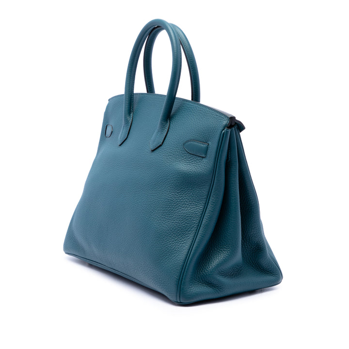 Birkin Retourne 35 Clémence Bleu
