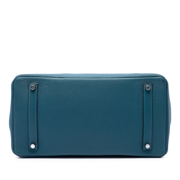 Birkin Retourne 35 Clémence Bleu